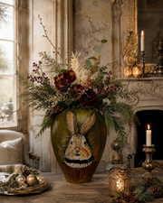 Vaas "Lapin de Noël"
